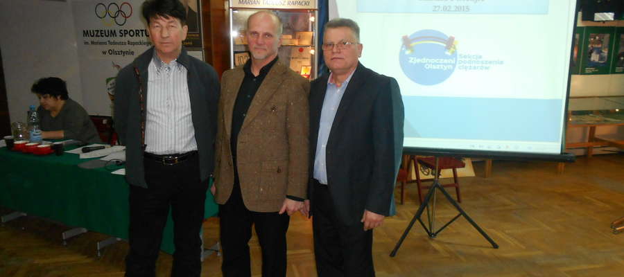 Nowy zarząd (od lewej): Andrzej Kubiński, Edmund Karuc i Andrzej Wilk