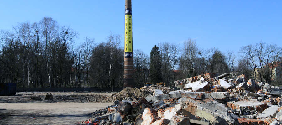 Wyburzanie komina ma nie być kłopotliwe dla okolicznych mieszkańców