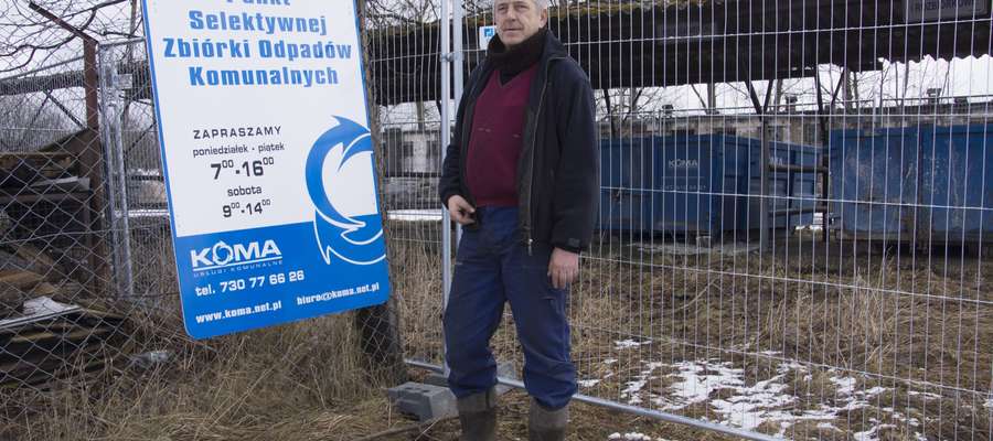 Wiesław Gajek zaprasza do PSZOK-u w Rynie
