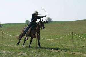Majówka z łukiem i koniem na Polach Grunwaldu