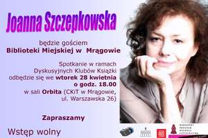 Spotkaj się z Joanną Szczepkowską w Mrągowie