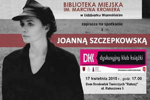 W Miejskiej Bibliotece Publicznej będzie spotkanie autorskie z Joanną Szczepkowską