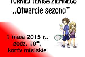 Otwarcie sezonu 2015 na kortach miejskich w Olecku