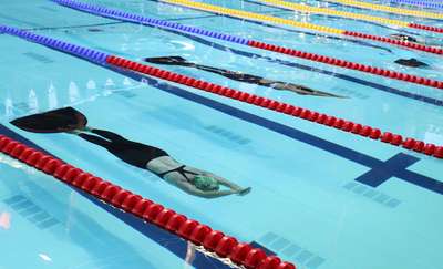 Mistrzostwa w pływaniu w płetwach w olsztyńskiej Aquasferze