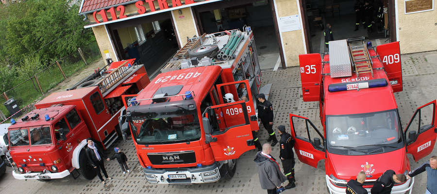 Sprzęt strażaków OSP w Bisztynku będzie można obejrzeć i użyć go juz 3 maja 2015 r. od godz. 9. Zdjęcie wykonano podczas Dnia Otwartego w 2014 r. 