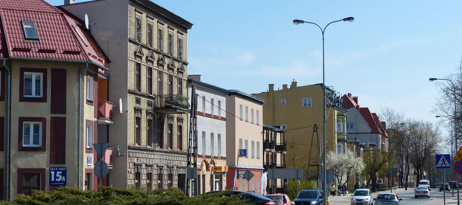 Ulica Kościuszki w Iławie
