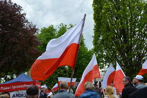 Wiec poparcia dla Andrzeja Dudy w Mrągowie