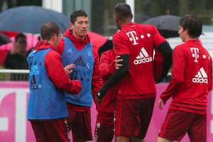 Ostre spięcie Lewandowskiego i Boatenga podczas treningu Bayernu
