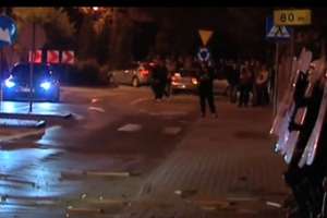 Starcia chuliganów z policją w Knurowie. 30 zatrzymanych