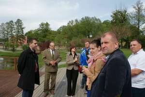 Goście z Ukrainy w Welskim Parku Krajobrazowym