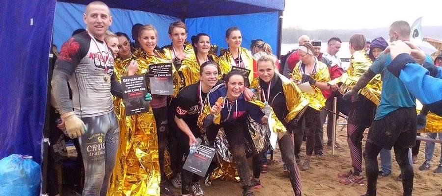 Mrągowska grupa Kaliniam Team Ladies po pokonaniu trasy Speed Cross Race 