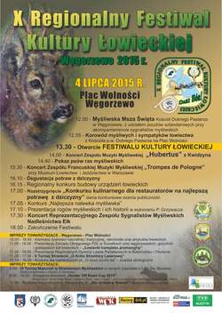 Plakat Festiwal Kultury Łowieckiej