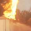 Potężny wybuch i pożar w bazie naftowej na Ukrainie