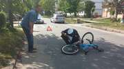 12- letni rowerzysta wpadł pod samochód 