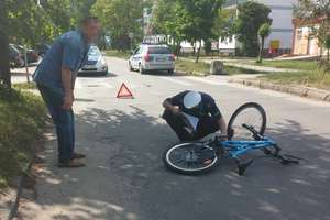 12- letni rowerzysta wpadł pod samochód 