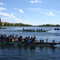VI wyścigi smoczych łodzi na Jeziorze Ełckim