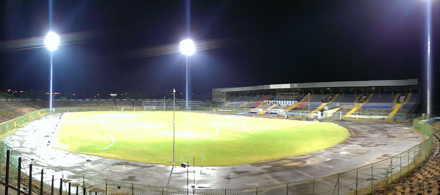Pierwszy test sztucznego oświetlenia stadionu Stomilu Olsztyn
