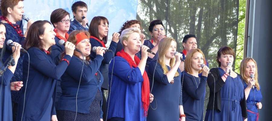 Zespół Iława Gospel Singers po raz pierwszy na scenie przed dużą publicznością