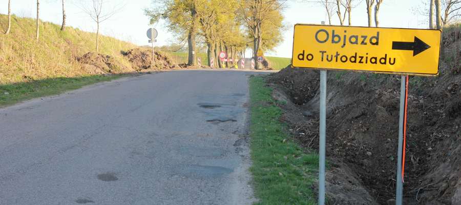 Droga Ostróda-Tułodziad będzie zamknięta w piątek 19 czerwca od godziny 7 do 16.