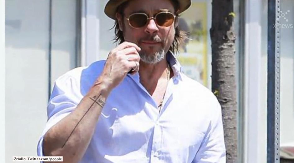 Brad Pitt ma nowy, tajemniczy tatuaż