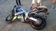 Motocyklista ranny w wypadku pod Oleckiem 