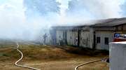 Kilka jednostek straży gasiło pożar kurnika w Łomi 