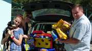 Psiaki ze schroniska w Tomarynach dostały karmę od dzieci z gminy Dywity 