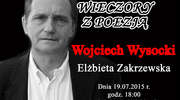 Zapraszamy na wieczór z poezją: Wojciech Wysocki i Elżbieta Zakrzewska 