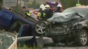 5 osób zginęło w czołowym zderzeniu samochodów w Wielkopolsce