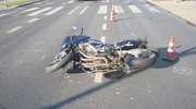 Wypadek na skrzyżowaniu w Olsztynie. Autobus miejski zderzył się z motocyklem