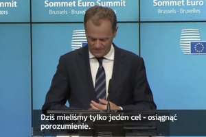 Tusk: Dziś mieliśmy tylko jeden cel - osiągnąć porozumienie - i to się udało