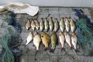 Nielegalnie łowili ryby nad Jeziorem Kiełpińskim