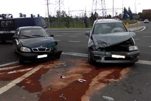 Wypadek na obwodnicy Mrągowa. Jedna osoba w szpitalu