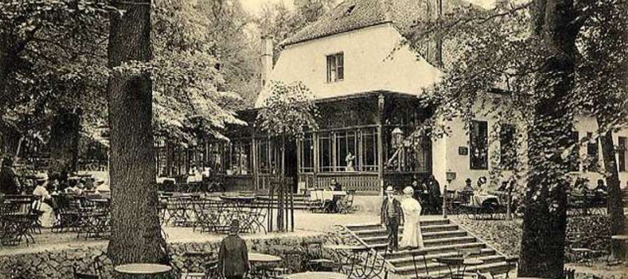 Restauracja w Bażantarni ok. 1909 r. 