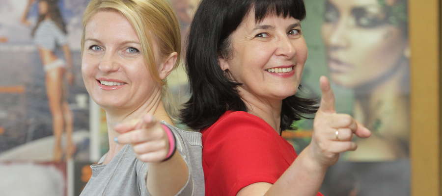 Beata Tokarczyk, dyrektor handlowy w Grupie Medialnej "Gazety Olsztyńskiej" i Krystyna Kamińska-Rychlicka, jej zastępca