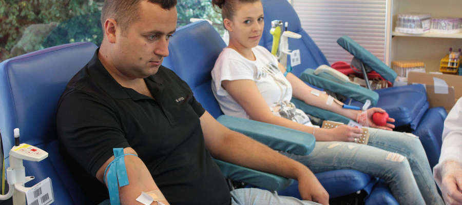 Justyna i Przemysław Lipniccy z Bisztynka własnie wstąpili do Gazetoiwego Klubu Dawców Krwi.