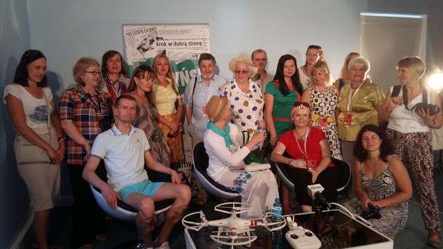 Dziennikarze polonijni z kresów wschodnich z wizytą w redakcji Gazety Olsztyńskiej w sierpniu 2015 roku