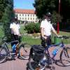 Policyjne patrole rowerowe na ulicach Pisza 