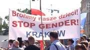 "Stop deprawacji w edukacji". Manifestacja przeciwników edukacji seksualnej w Warszawie