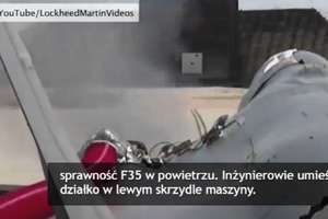 Amerykański supermyśliwiec F-35A zaliczył test ze strzelania