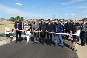 Oficjalne otwarcie nowych dróg w Skarlinie 