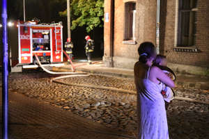Pożar w olsztyńskiej kamienicy. Ewakuowano 14 osób