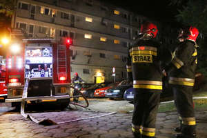 Pożar na Niepodległości w Olsztynie. Na szczęście obyło się bez ofiar