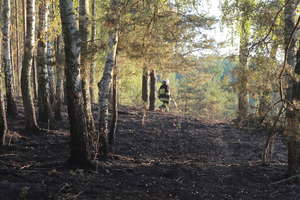 Spłonęło od 15 do 20 ha lasu pod Łuktą. Z Dajtek startowały samoloty gaśnicze
