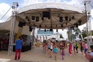 Olsztyńscy trenerzy podczas Projektu Plaża na Ukielu