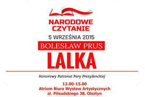 Narodowe Czytanie: W tym roku czytać będziemy „Lalkę” 