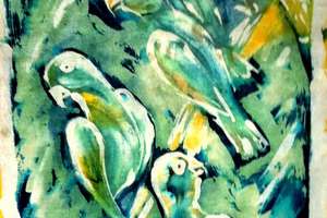 "Ptaki woskiem malowane"