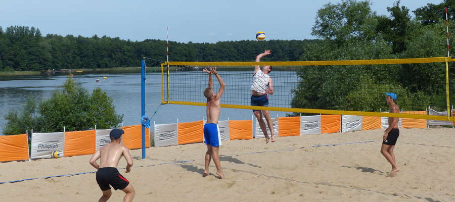 Turnieje rozgrywane są na Dzikiej Plaży w Iławie