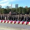 Uroczystości pogrzebowe Żołnierzy Wyklętych z udziałem premier E. Kopacz