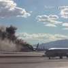 Samolot pasażerski zapalił się podczas kołowania na lotnisku w Las Vegas